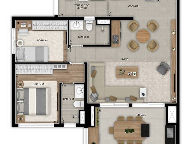 #105 - Apartamento para Venda em São Paulo - SP - 3